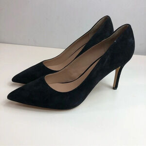 WITCHERY Black Suede Heels Size 41